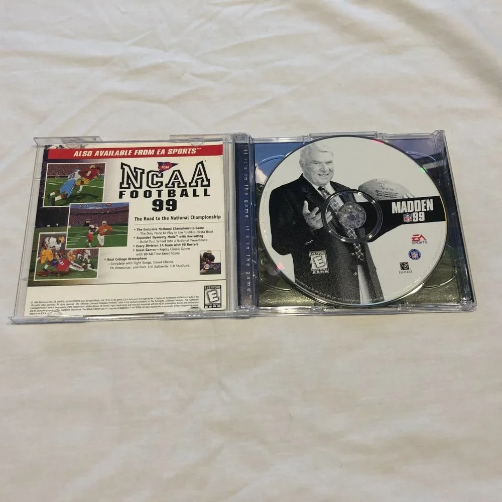 EA Sports Madden NFL 99 PC game CD